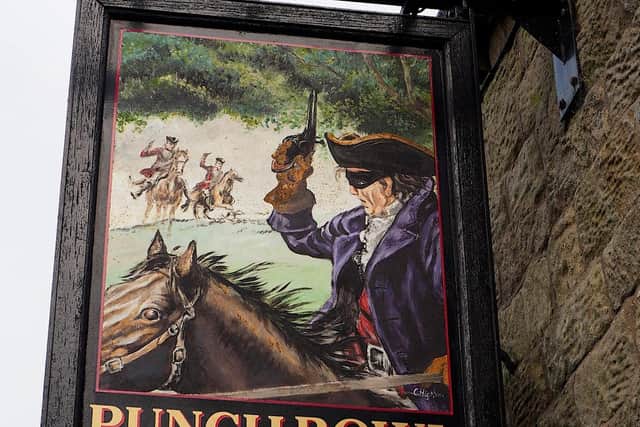 The Punch Bowl Inn sign