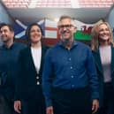 From left, Mark Chapman, Eilidh Barbour, Gary Lineker and Gabby Logan are among the BBC team for the channel's coverage of the Euro 2020 tournament