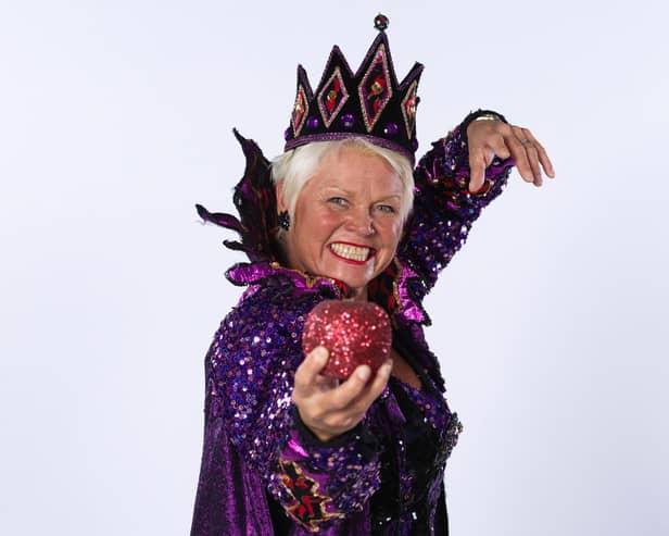 Actress Vicky Entwistle reprises her role as the Wicked Queen in Snow White and the Seven Dwarfs at Blackpool Grand Theatre