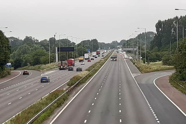 The M6 is likely to stay closed for the "next few hours", say police, after a serious crash involving a lorry and a car near Leyland earlier this morning (Thursday, July 1)