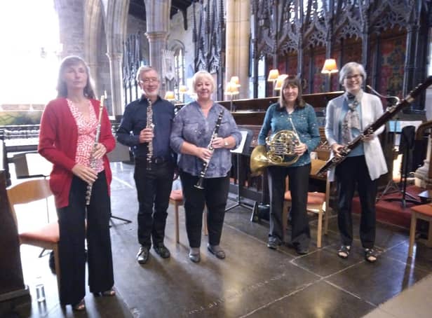 Players from Lancaster’s Haffner Orchestra gave a live concert at Lancaster Priory.