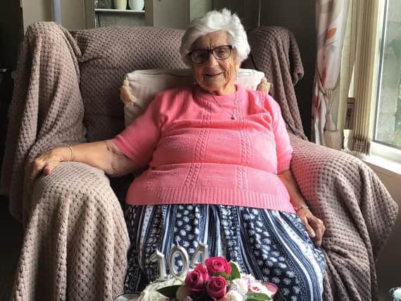 Doris Kirk is celebrating her 104th birthday today, Monday July 12.