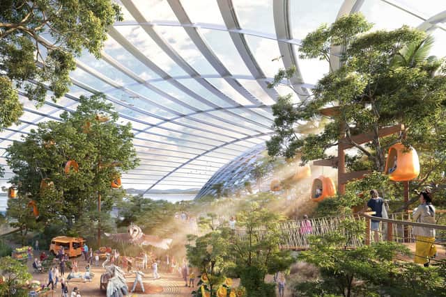Eden Project North interior.