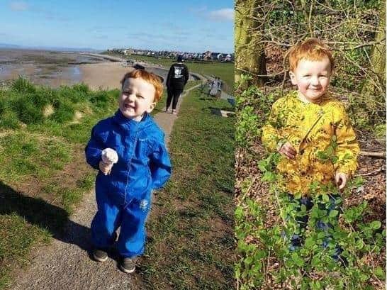George Arthur Hinds, aged two years and 10 months, who died following a suspected gas explosion in Heysham. A competition to find a name for a new police drone was won by three-year-old Joshua, who suggested the name of George's favourite Paw Patrol character, Chase.