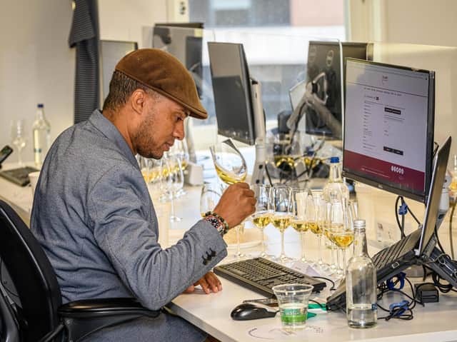 Judging taking place at the 2021 Decanter World Wine Awards. Photo credit: Nic Crilly-Hargrave and Decanter