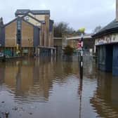 Damside Street in Lancaster flooded when Storm Desmond devastated communities in 2015
