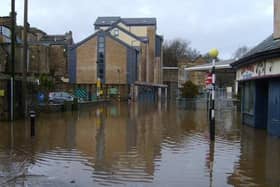 Damside Street in Lancaster flooded when Storm Desmond devastated communities in 2015