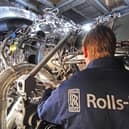 A Rolls-Royce worker