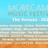 Morecambe Music Festival venues 2021.