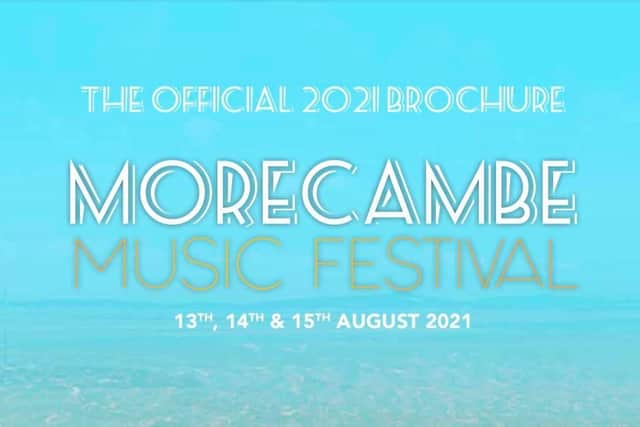 Morecambe Music Festival brochure which can be picked up at any venue.