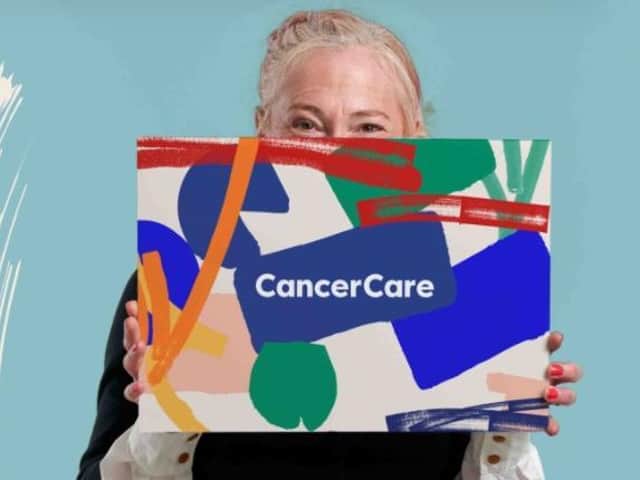Some of the design work on the new CancerCare website.