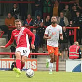 Aaron Wildig is a doubt for Morecambe's match at Ipswich Town tomorrow