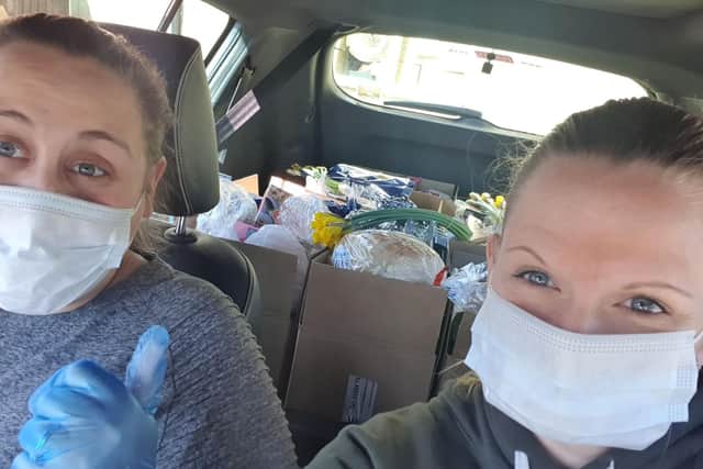 Heather and Caroline ran a crisis foodbank and food parcel delivery during the first wave of Covid-19