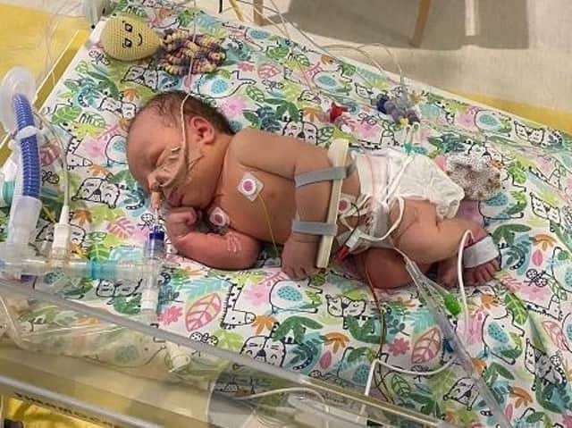 Tyson Fury's new baby daughter Athena is back on ICU. Photo: Instagram @gypsyking101