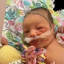 Tyson Fury's newborn daughter Athena. Photo from Instagram @gypsyking101