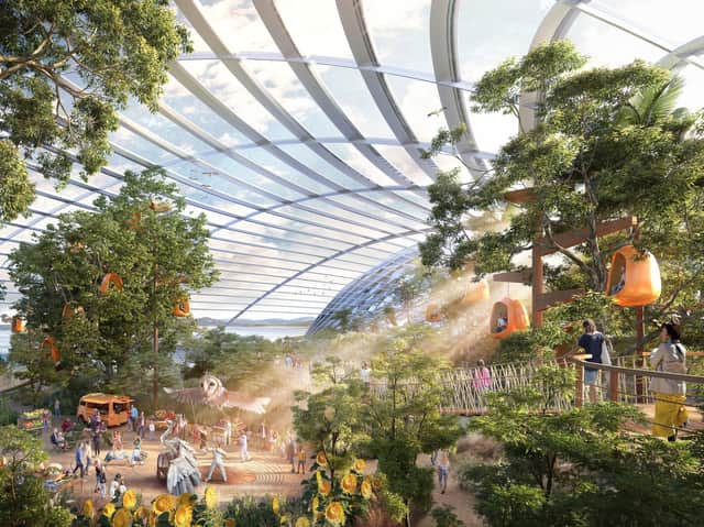 How part of Eden Project North might look.