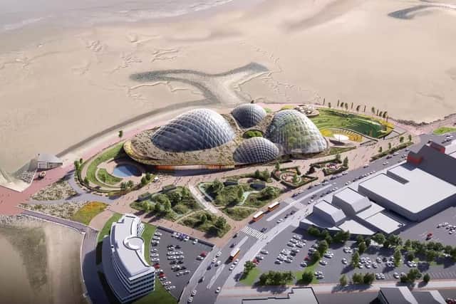 An artist's impression of how Eden Project North might look.