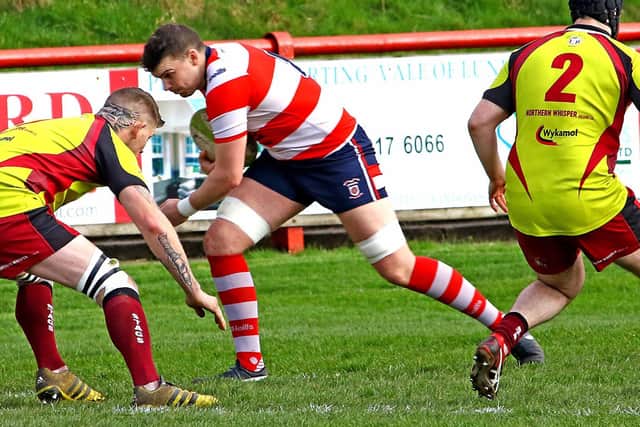 Sam Wallbank was named as Vale of Lune's man of the match Picture: Tony North