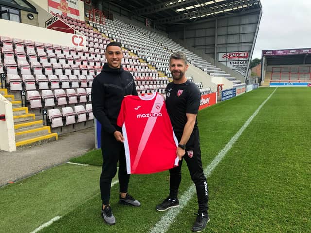 Courtney Duffus has joined Morecambe from Bromley Picture: Morecambe FC