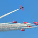 The Red Arrows will be in Blackpool on Saturday