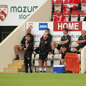 Morecambe boss Stephen Robinson saw his side pick up another three points