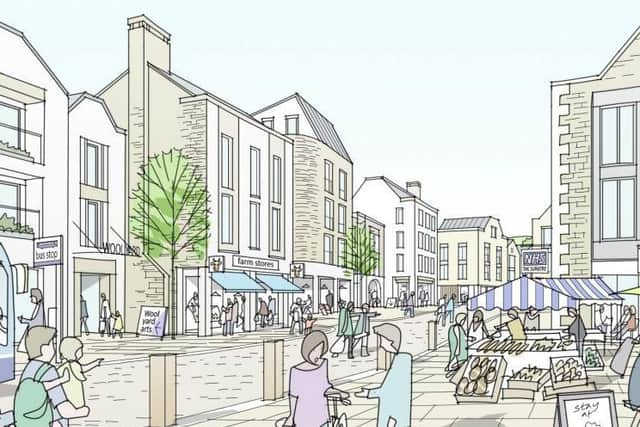 An artist's impression of how the Bailrigg scheme could look.
