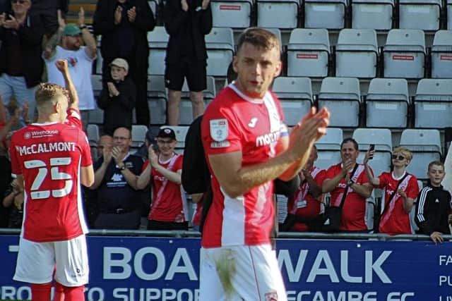 Sam Lavelle has swapped Morecambe for Charlton Athletic