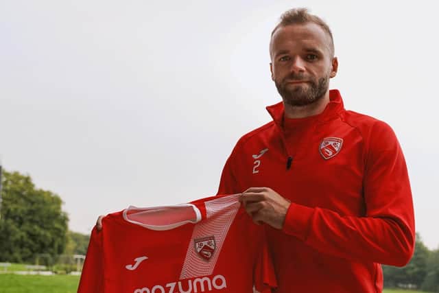 Morecambe's new signing Ryan McLaughlin Picture: Morecambe FC
