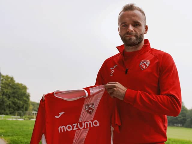 Morecambe's new signing Ryan McLaughlin Picture: Morecambe FC