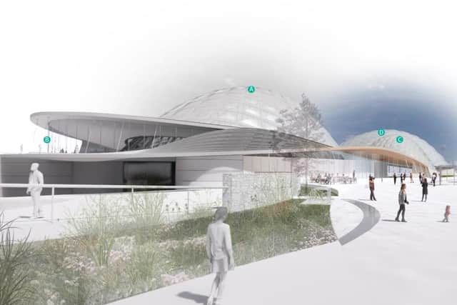 A view of how Eden Project North might look from near the Midland Hotel.