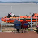 The new RNLI lifeboat in Morecambe. Photo by Chris J Coates