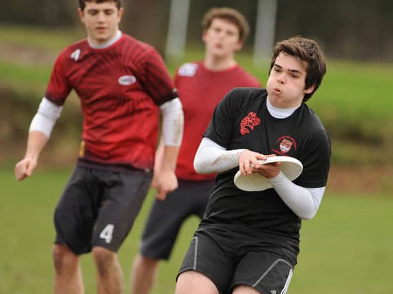 Among the many sports on offer at Lancaster University is ultimate frisbee.