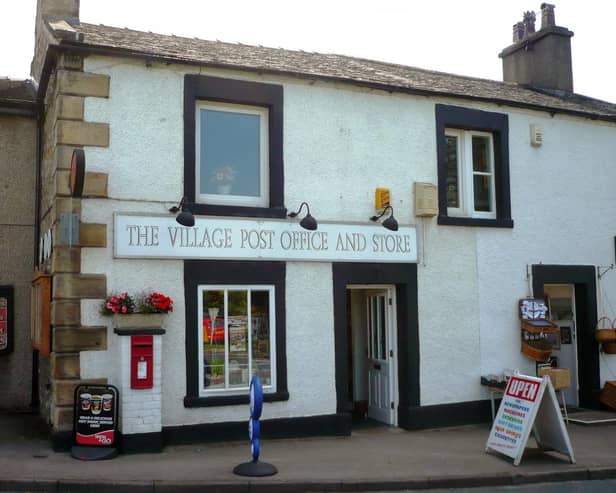 Over Kellet Post Office and shop. Photo: Post Office