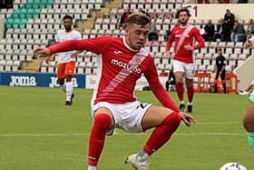Alfie McCalmont opened the scoring for Morecambe