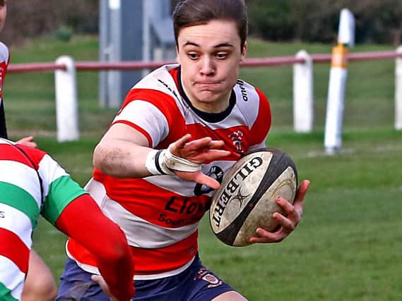 Harry Finan scored a late try for Vale of Lune but it was not enough (photo: Tony North)