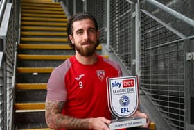 Cole Stockton was named as League One's player of the month for September