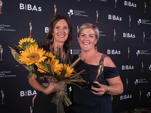 BIBAs award winners Cath Barton and Alison Shepherd from The Longlands.