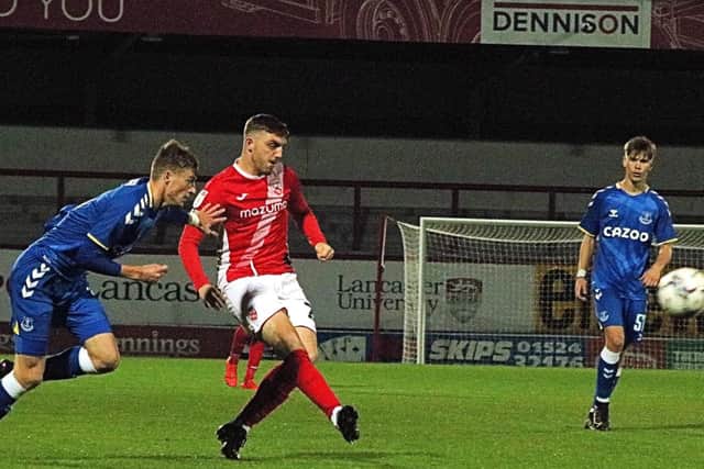 Ryan Cooney could be back in the Morecambe line-up depending on Ryan McLaughlin's fitness