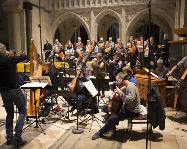 The Sixteen at Chichester Cathedral. Photo: Simon Jay Price.