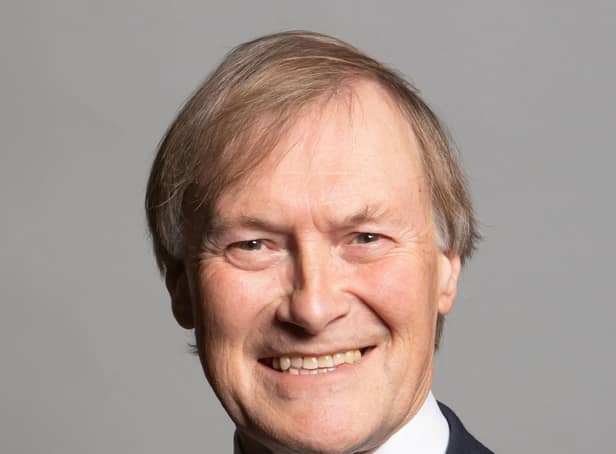 Tributes were being paid today to Sir David Amess  (pictured)