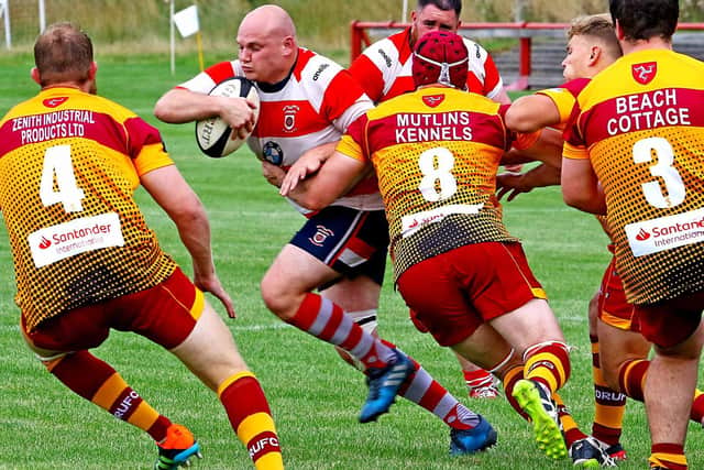 Andy Powers played his 200th game for Vale of Lune at the weekend Picture: Tony North