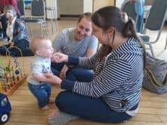 A grant from the Urgent Response Fund helped to establish a Saturday Baby Cafe at Halton Community Centre.