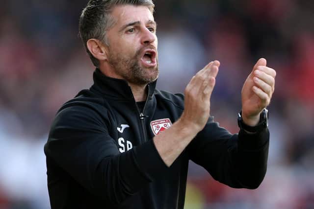Morecambe manager Stephen Robinson praised his players