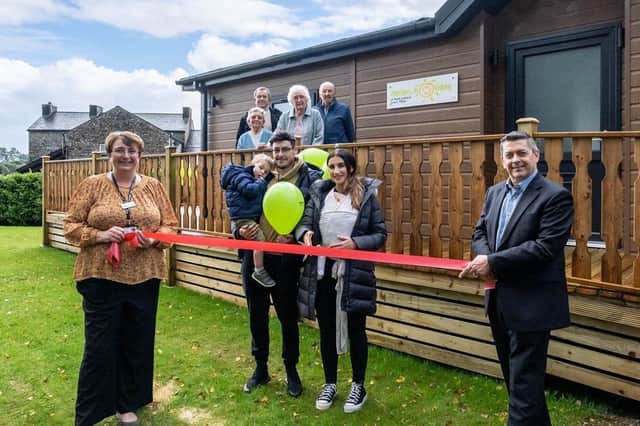 Derian House Children’s Hospice opened two new holiday lodges at South Lakeland Leisure Village, near Carnforth