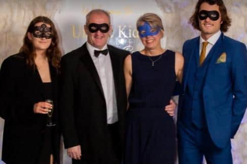 The Taylor Family at the Unique Kidz and Co charity ball. Picture by Nick Hellier Photography.
