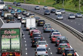 All M6 traffic was held on the northbound and southbound carriageways for around 50 minutes while emergency services attended the scene of the crash