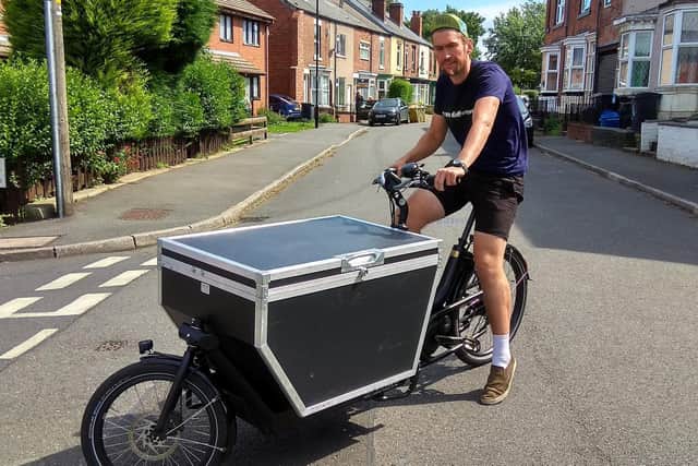 E-cargo Bike at A Different Gear. Businesses in the district can register their interest in E-cargo bikes.