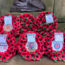 Wreaths were laid in the Remembrance Garden by members of the public and organisations. Image: Joshua Brandwood.
