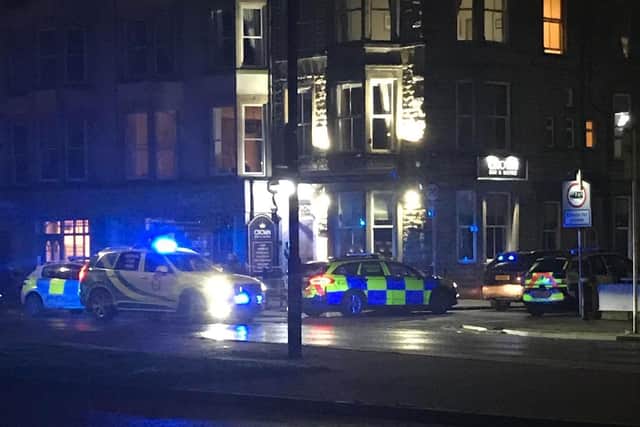 The shooting happened shortly before 6pm when a gunman opened fire on a Morecambe man in an alley at the back of Skipton Street, just off the seafront