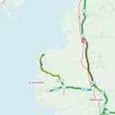 The M6 northbound in Lancashire is closed between junctions 33 (Lancaster South, A6) and 34 (Lancaster, Kirkby Lonsdale, Morecambe, Heysham A683). Pic: Google
